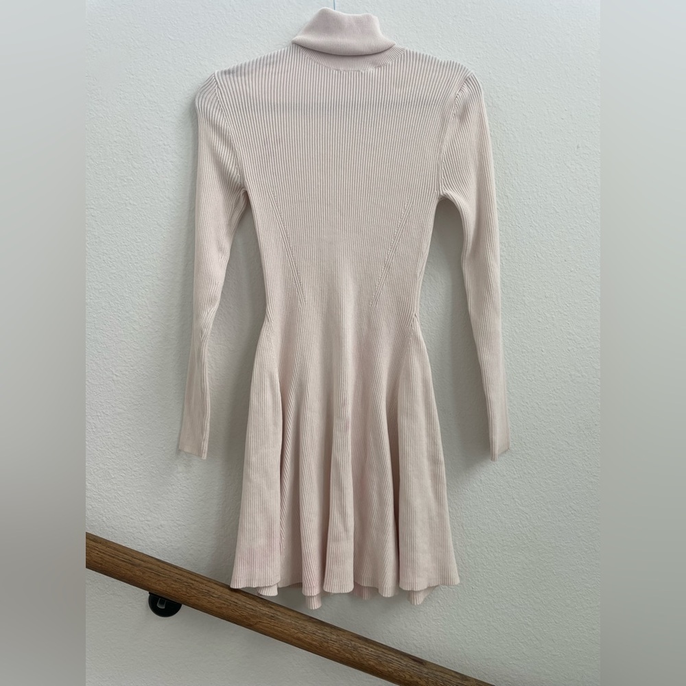 Light Pink Zara Winter Cocktail Dress